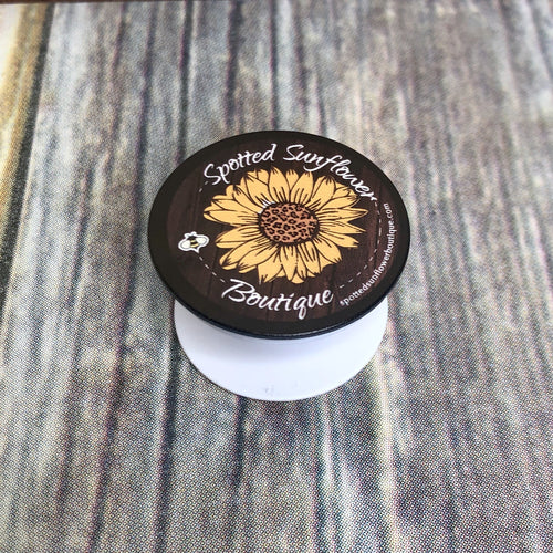 Spotted Sunflower Pop-Socket