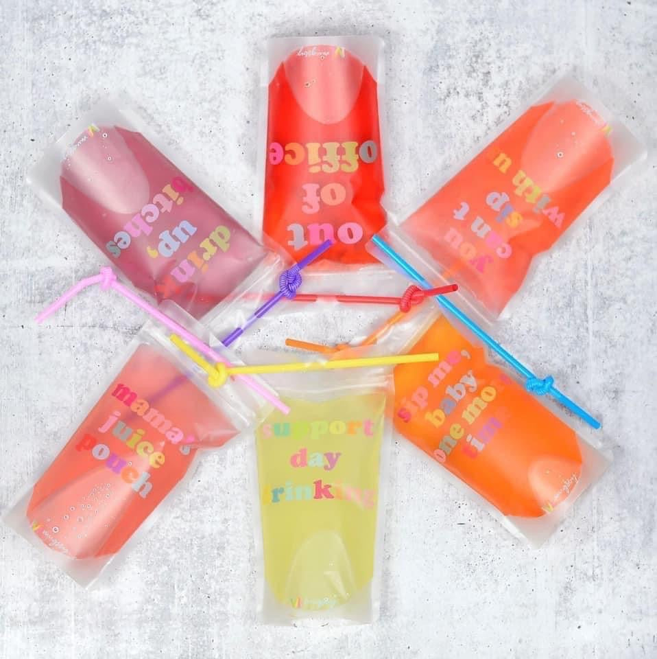 Sip Me Reusable Adult Drink Pouches – Spotted Sunflower Boutique