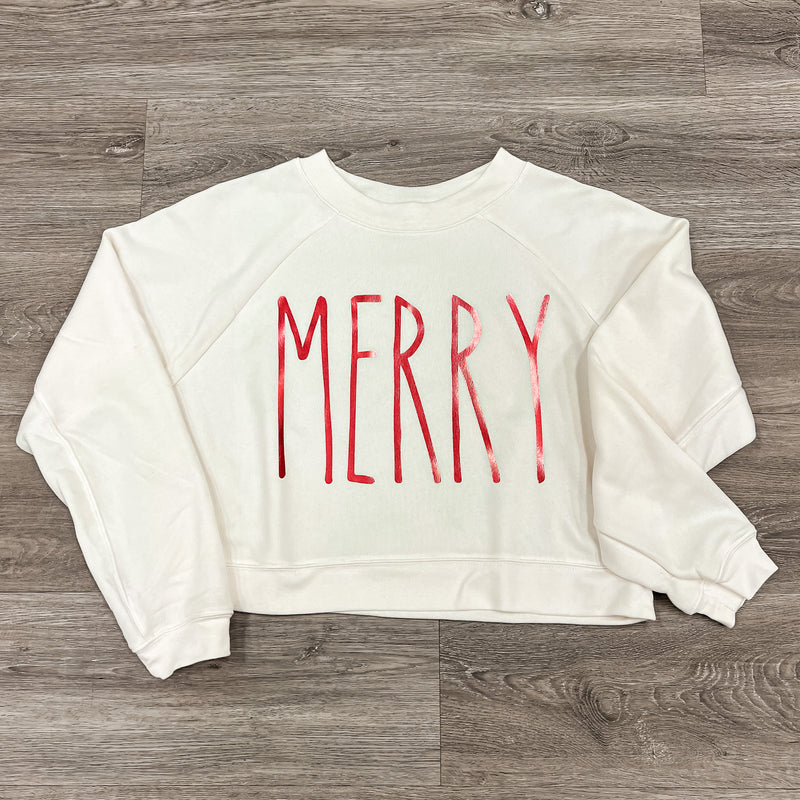 Merry Midi-Cropped Pullover- Steele Threads