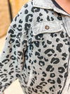 Vintage Washed Leopard Corduroy Shacket